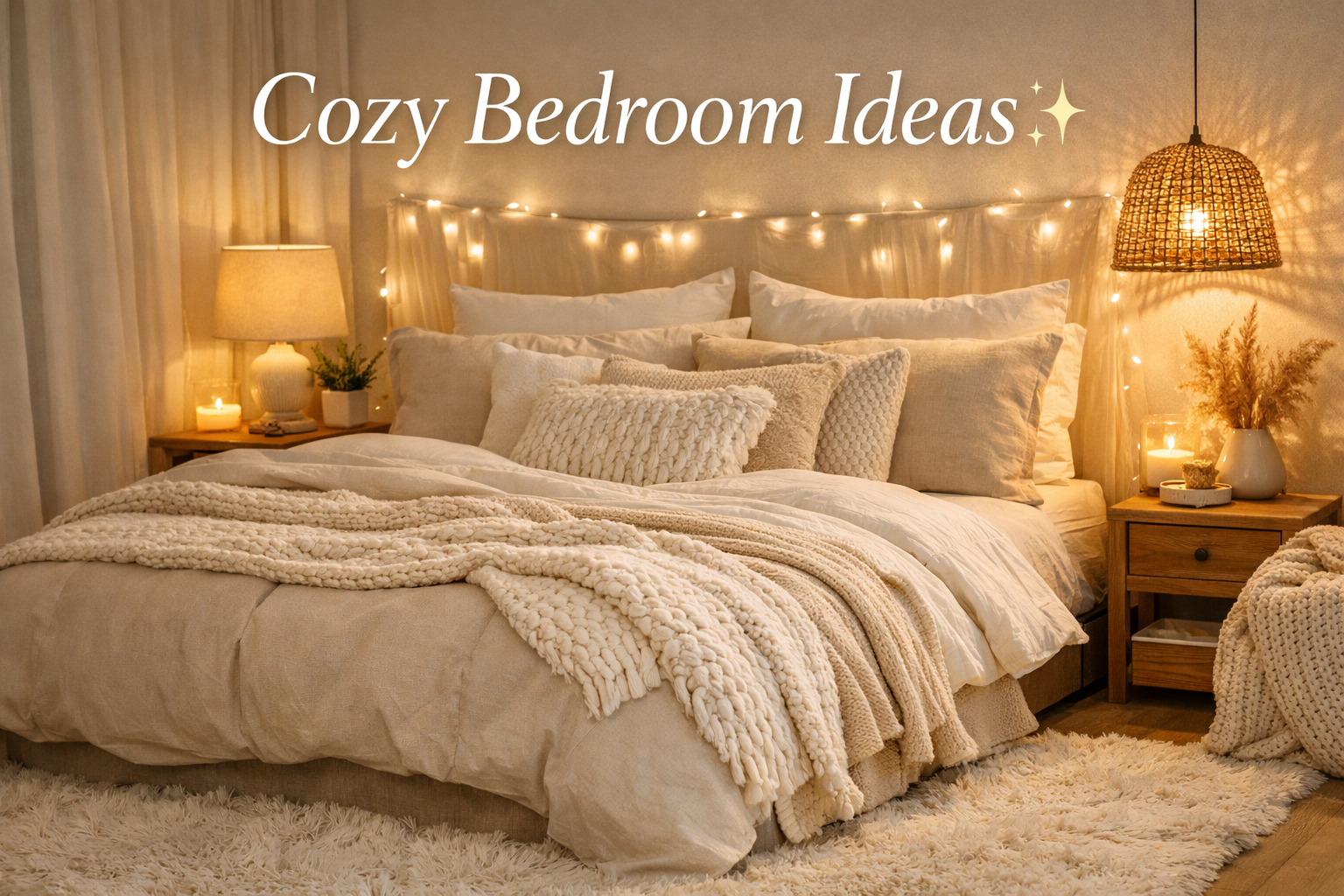 🛏️ Cozy Bedroom Ideas You’ll Want Immediately